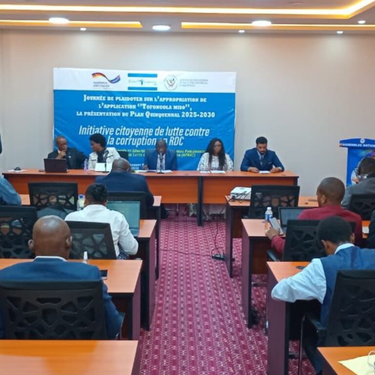 RDC : TOFONGOLA MISO, plaidoyer au Palais du Peuple, vers une mobilisation collective pour renforcer la lutte contre la corruption
