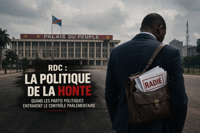 RDC : La politique de la honte, quand les partis politiques entravent le contrôle parlementaire