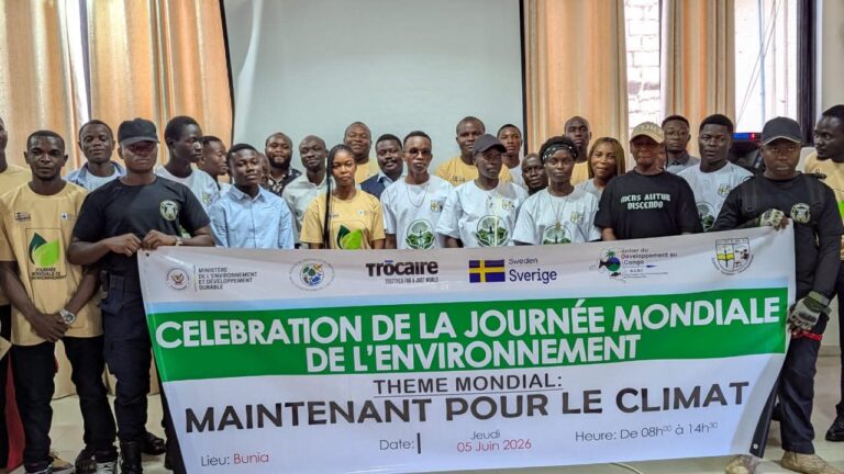 Ituri : près de 2 000 arbres plantés à l’occasion de la Journée mondiale de l’environnement