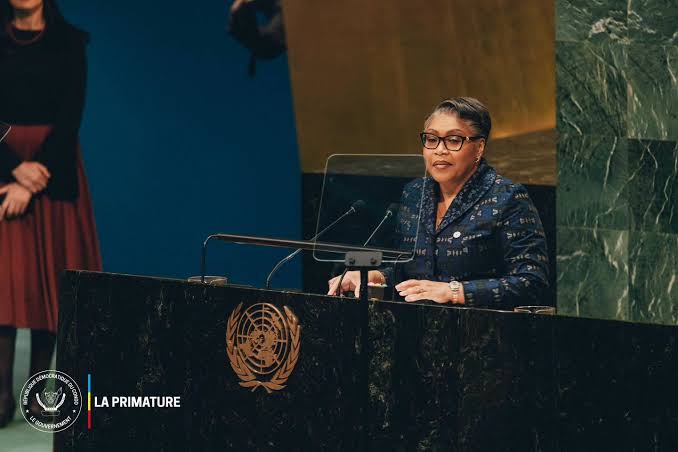 À l’ONU, Judith Suminwa exige l’application des engagements pour la paix en RDC